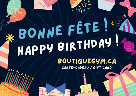 BoutiqueGYM gift card Bday