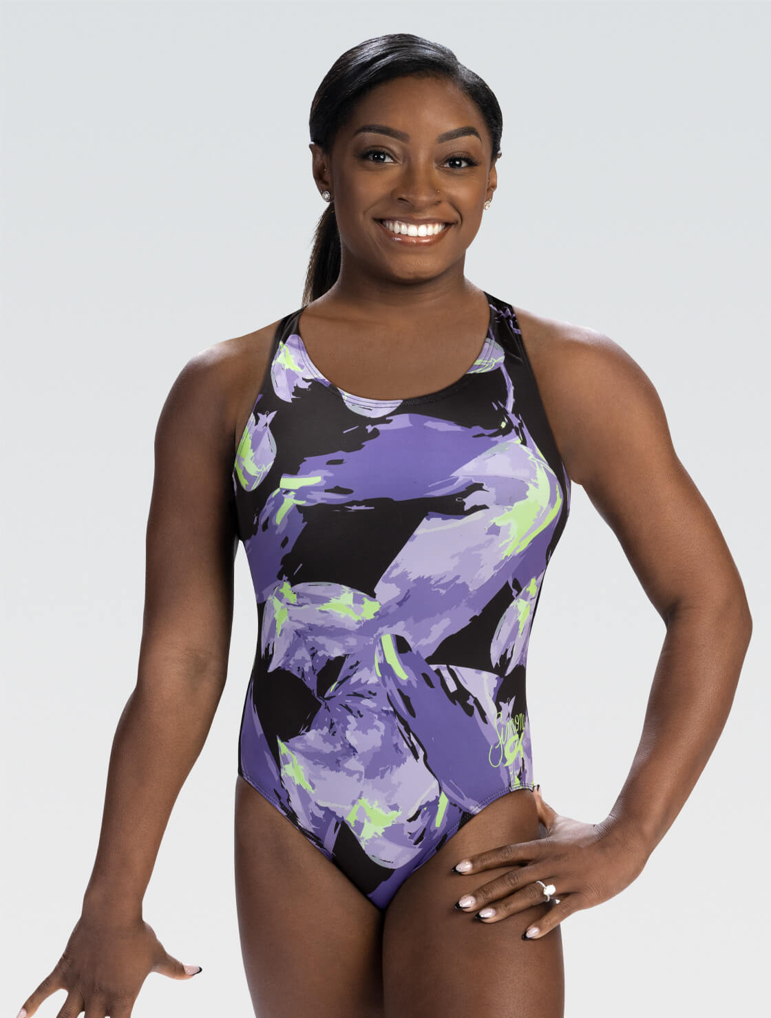 GK ELITE Simone Biles Champion's Orbit Tank Leotard - E5080