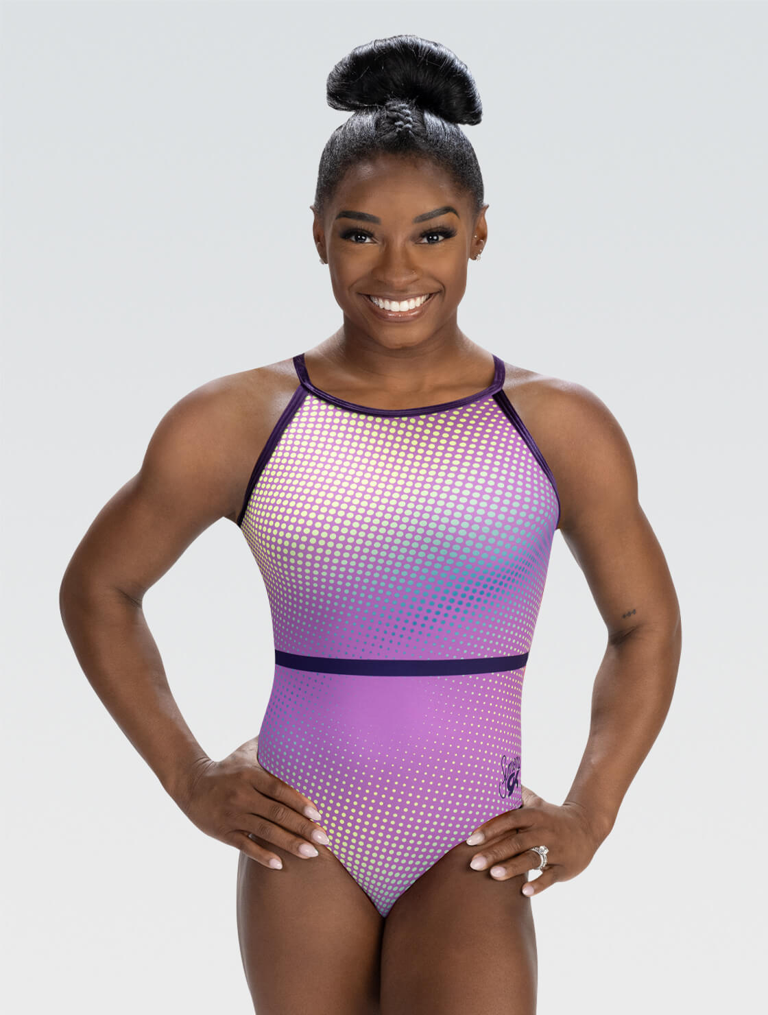 GK ELITE Simone Biles Gold Standard Tank Leotard - E5116