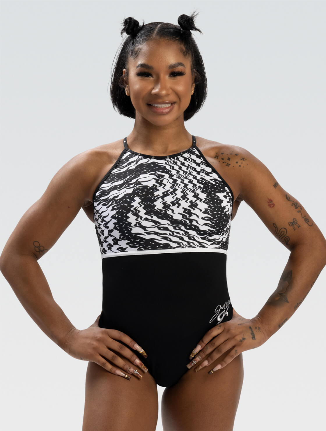 GK ELITE Jordan Chiles New Horizon Tank Leotard - E5121