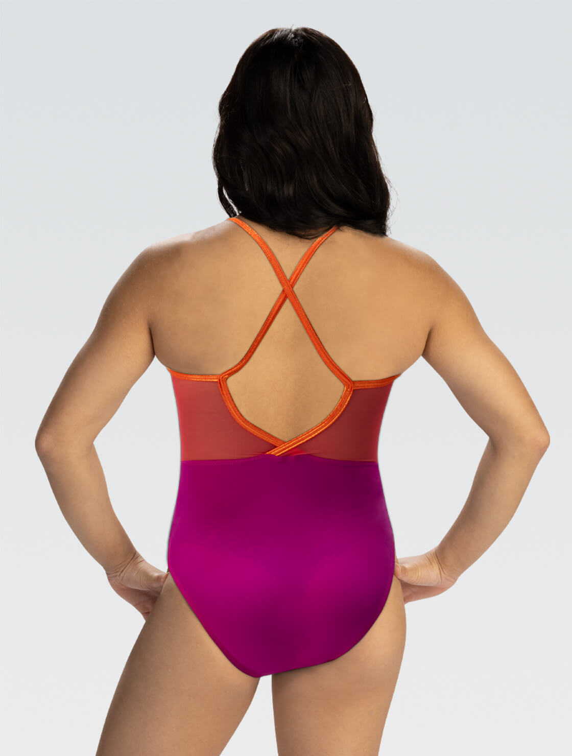 GK ELITE Suni Lee Golden Shining Star Tank Leotard - E5124