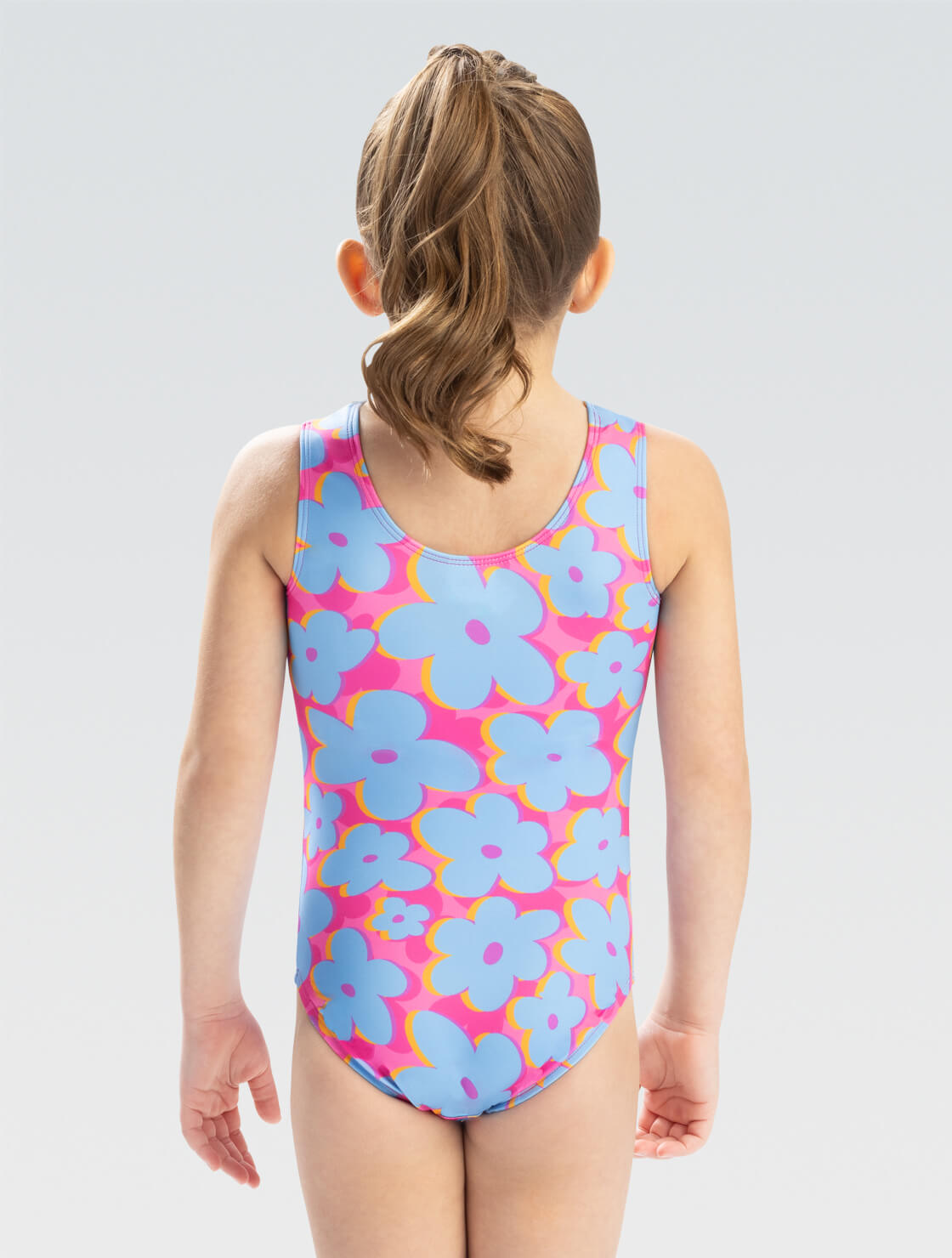 GKids Far Out Floral Tank Leotard - E5188