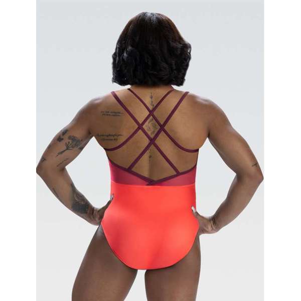 GK ELITE Jordan Chiles Glow Getter Tank Leotard - E5199