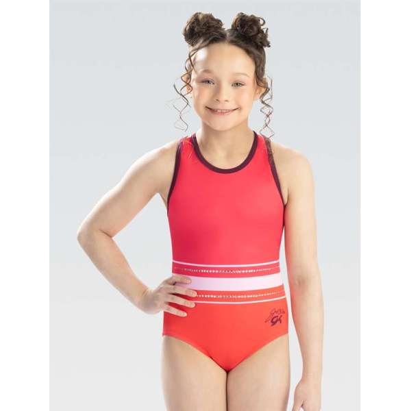 GK ELITE Jordan Chiles Glow Getter Tank Leotard - E5199