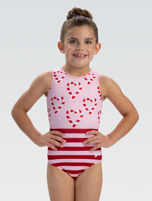 GKids Candy Cane Crush Tank Leotard - E5225