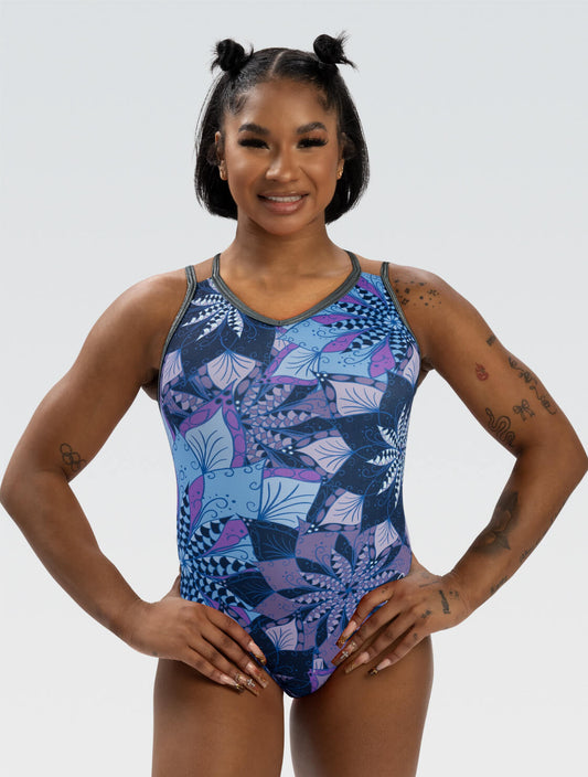 GK ELITE Jordan Chiles Piece By Piece Tank Leotard - E5245
