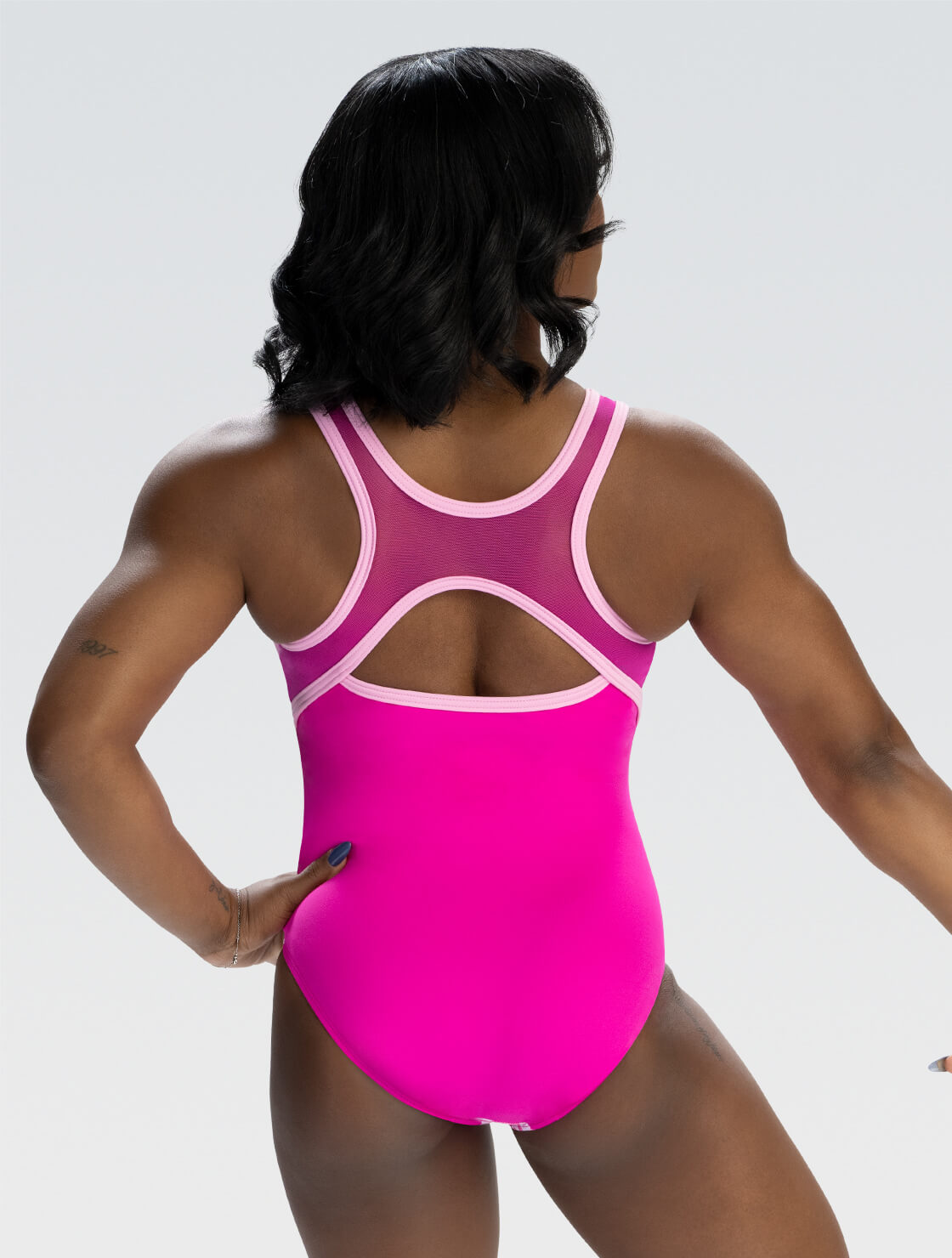 GK ELITE Simone Biles Power Swirl Tank Leotard - E5295