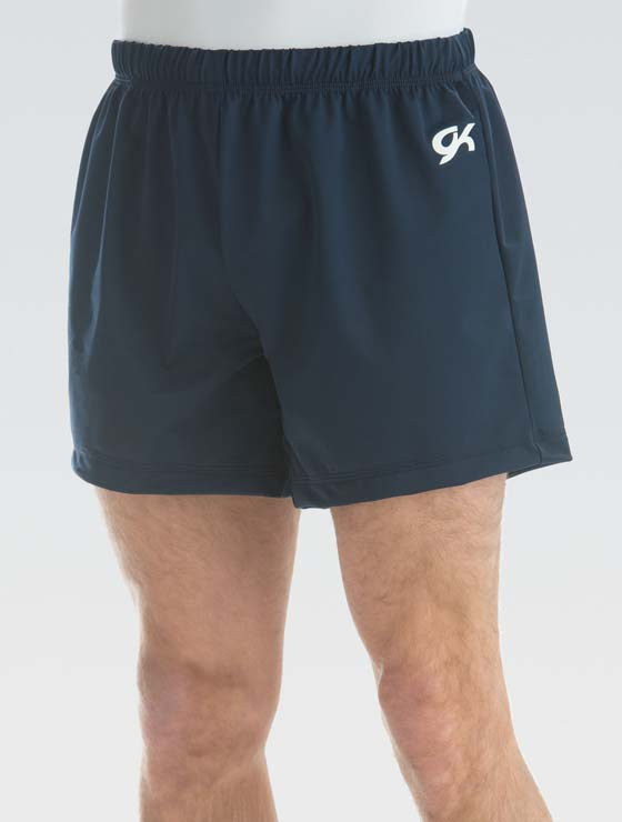 GK ELITE Men's Campus Stretchtek Long Gymnastics Shorts - 1811M