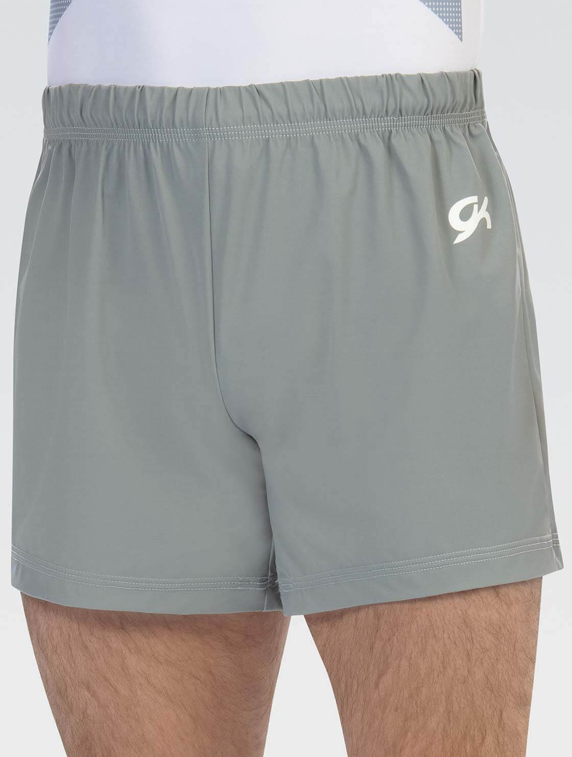 GK ELITE Men's Campus Stretchtek Long Gymnastics Shorts - 1811M