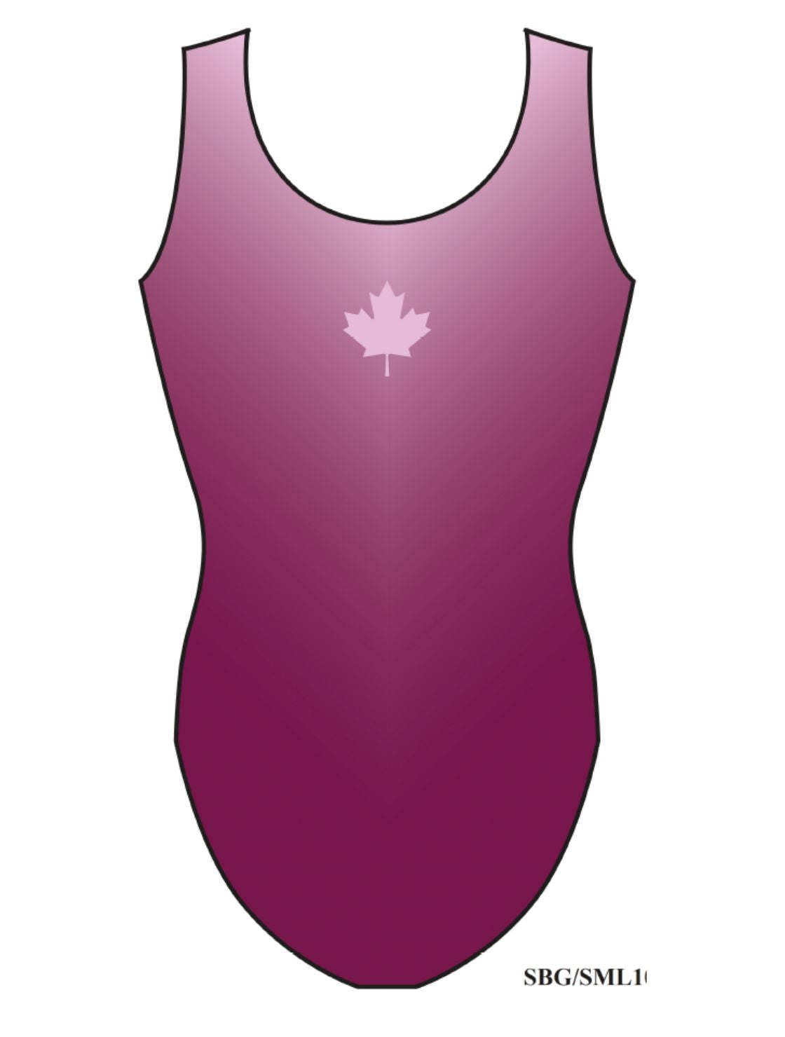 REPLICA LEOTARD TEAM CANADA WORLD CHAMPIONSHIPS 2025 - SML100R