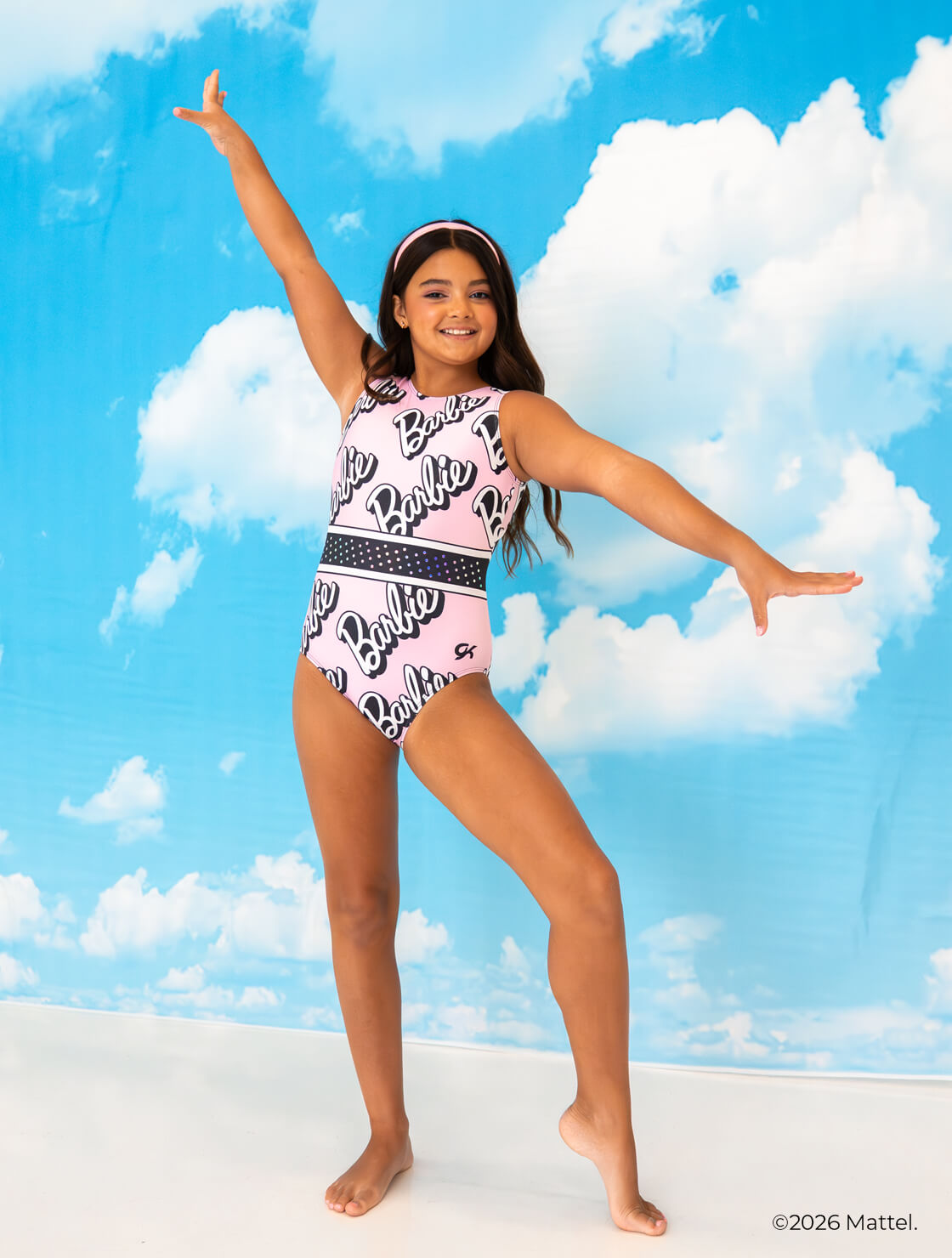 GK ELITE Barbie™ Iconic Sparkle Tank Leotard - BARB02