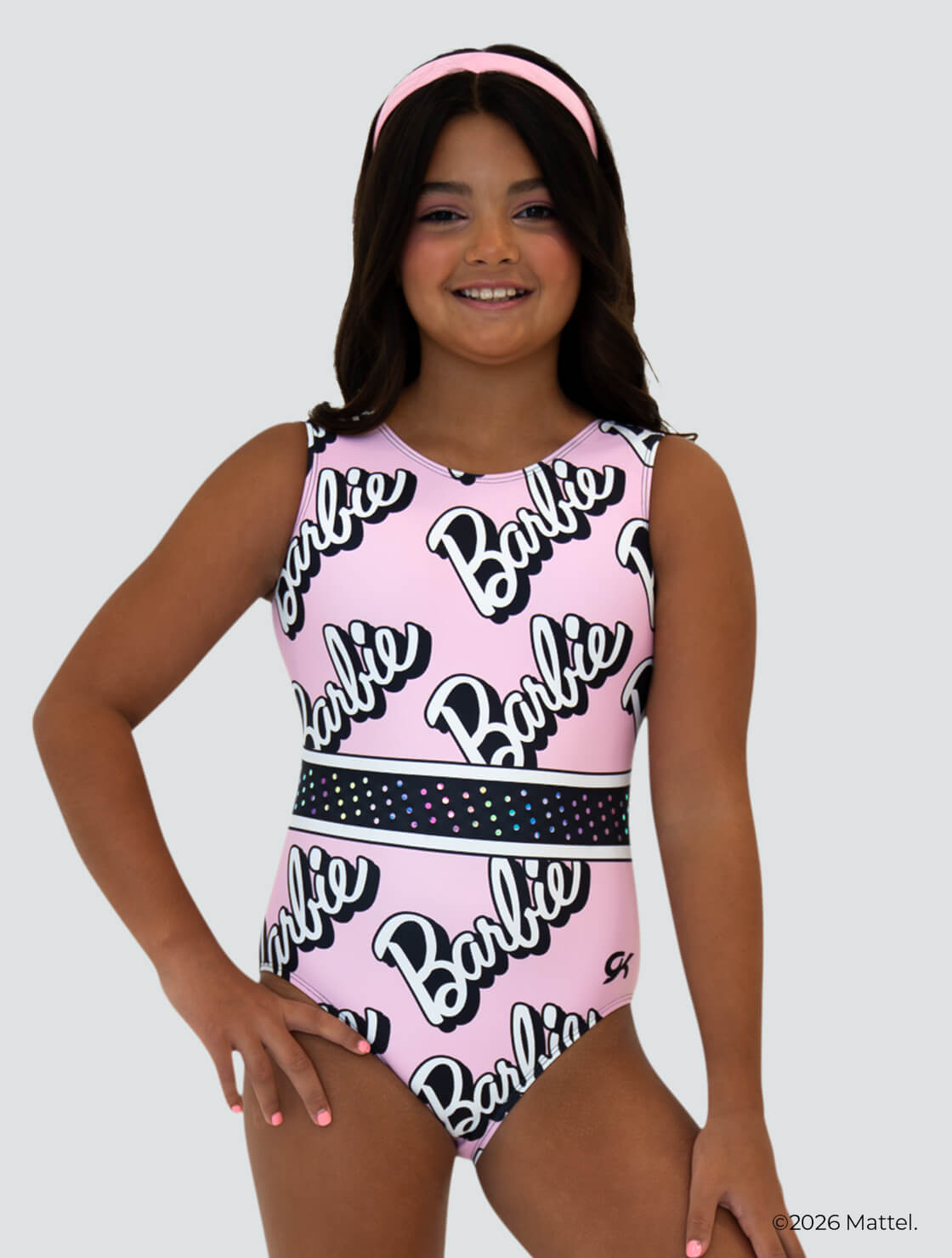 GK ELITE Barbie™ Iconic Sparkle Tank Leotard - BARB02