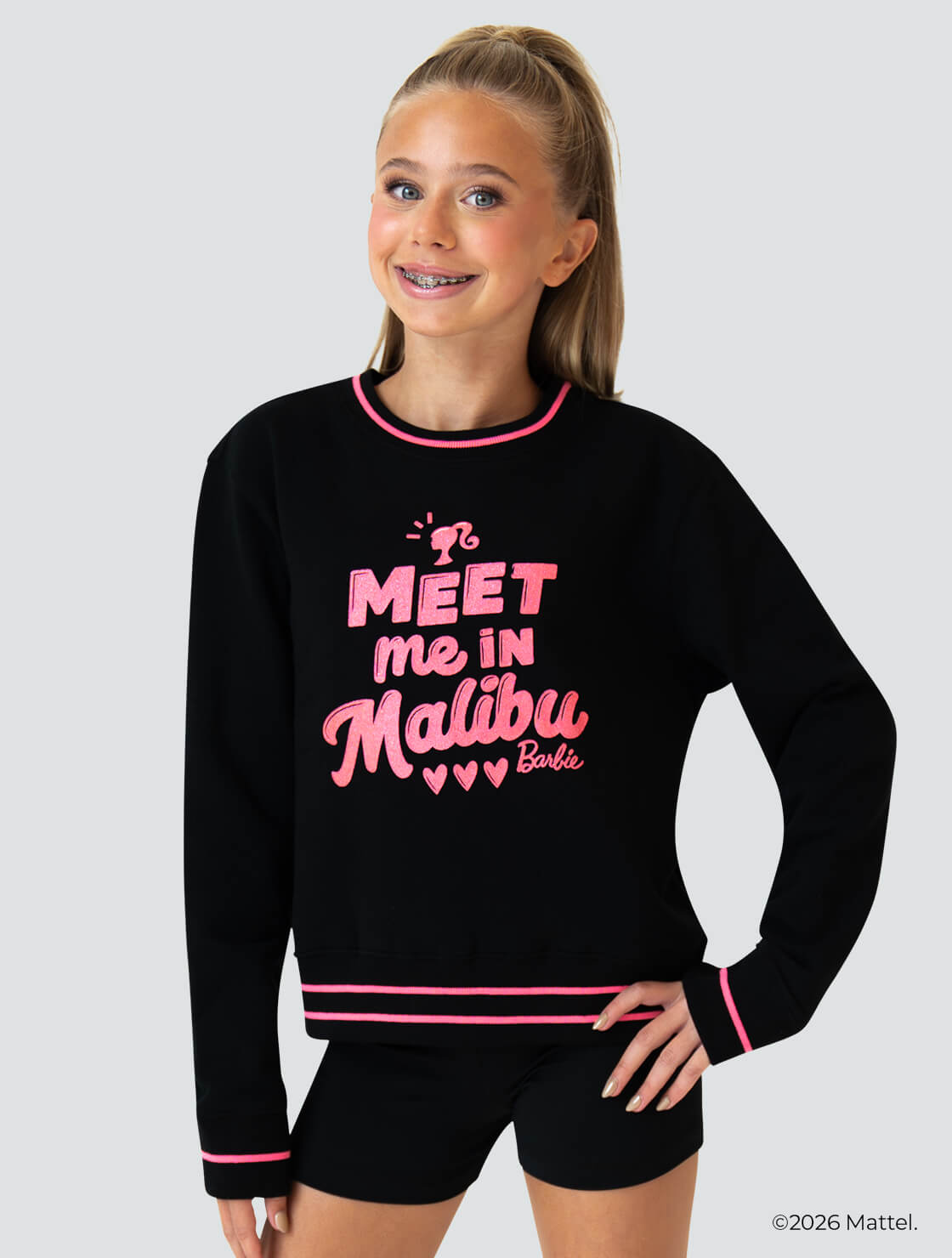 GK ELITE Barbie™ Malibu Mindset Crewneck Sweatshirt - BM2609S