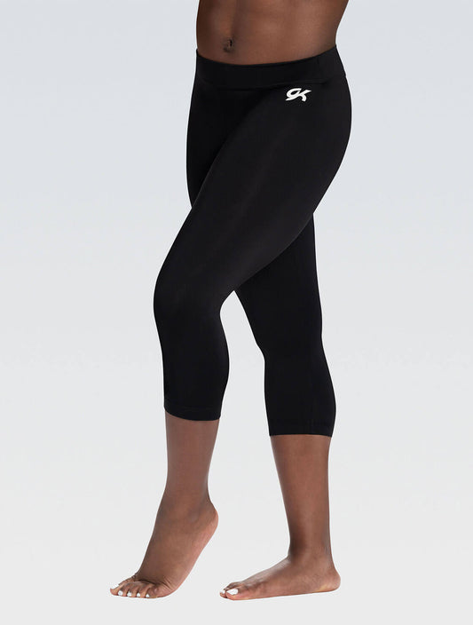 GK ELITE Black DryTech Capri Pants - E2259