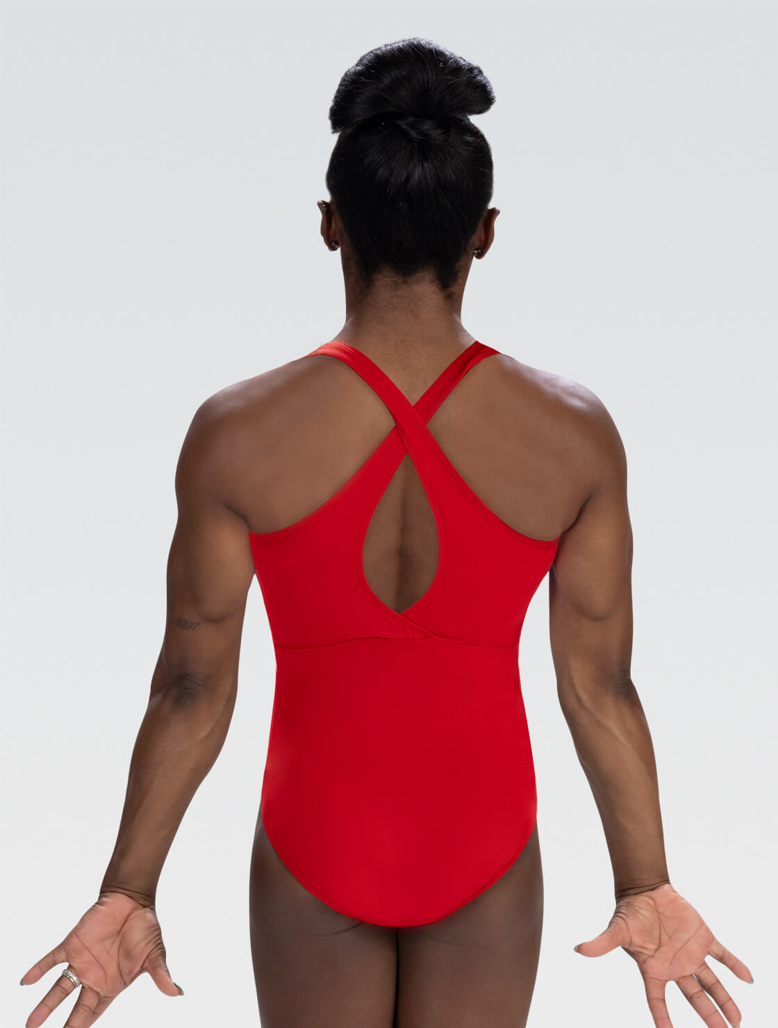 GK ELITE Simone Biles Ruby Rhythm Tank Leotard - E4993