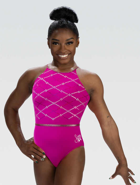 GK ELITE Simone Biles U.S. Classic 2024 Replica Workout Leotard - E5066