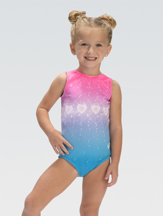 GKids Glittering Hearts Tank Leotard - E5141