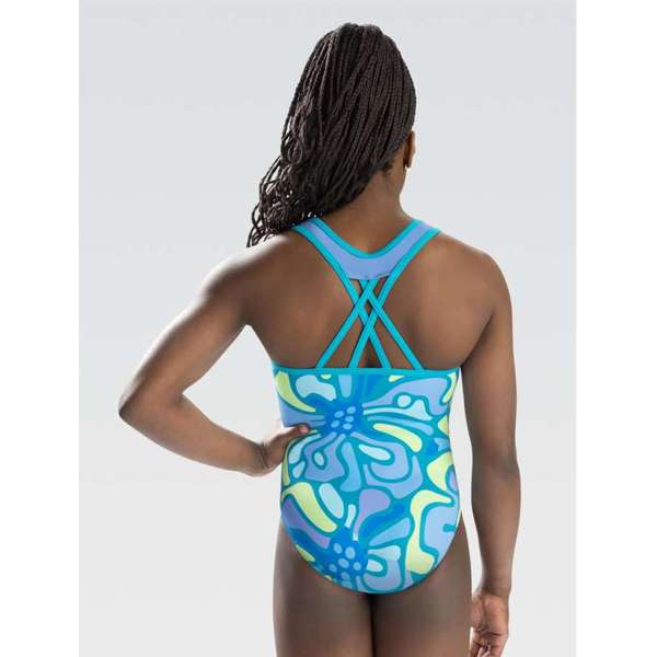 GK ELITE Groovy Bloom Tank Leotard - E5209