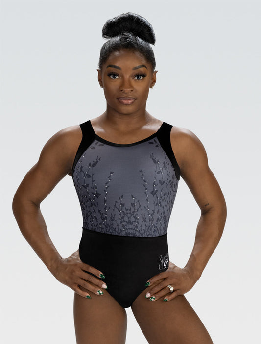 GK ELITE Simone Biles Rooted Power Tank Leotard - E5251