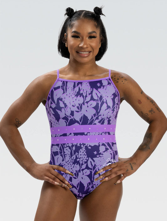 GK ELITE Jordan Chiles Fearless Flora Tank Leotard - E5255