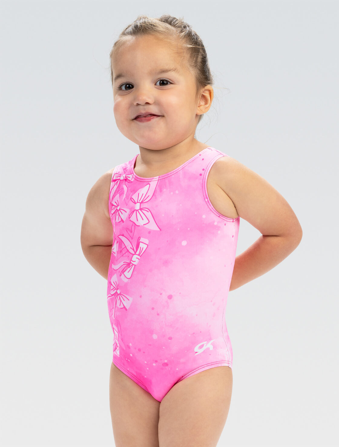 GKids Blush Bows Tank Leotard - E5299