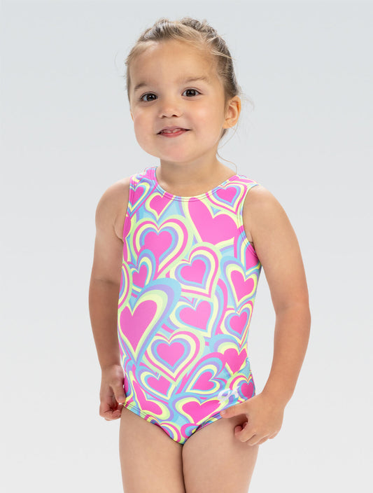 GKids Rainbow Hearts Tank Leotard - E5300