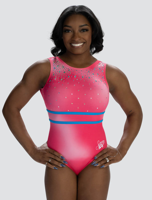 GK ELITE Simone Biles Star Energy Tank Leotard - E5358