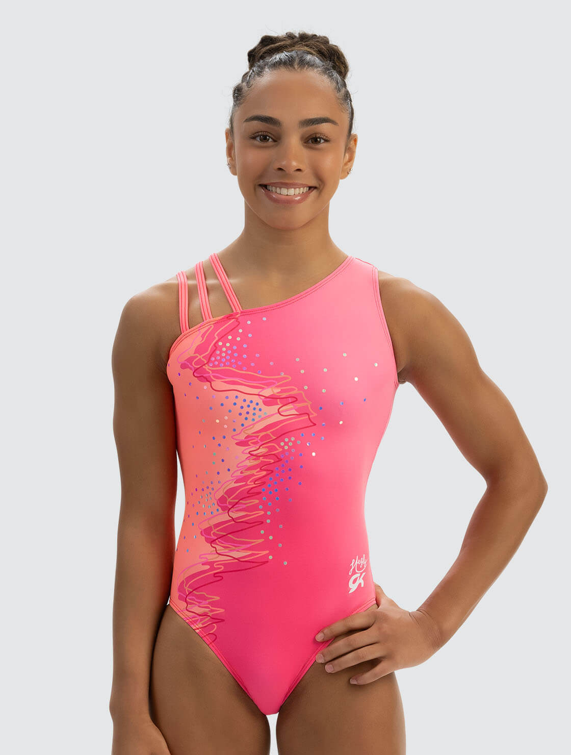 GK ELITE Hezly Rivera Afterglow Tank Leotard - E5359