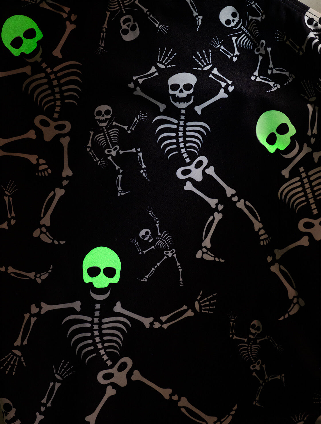 GK ELITE Skeleton Shuffle Glow in the Dark Tank Leotard - E5396