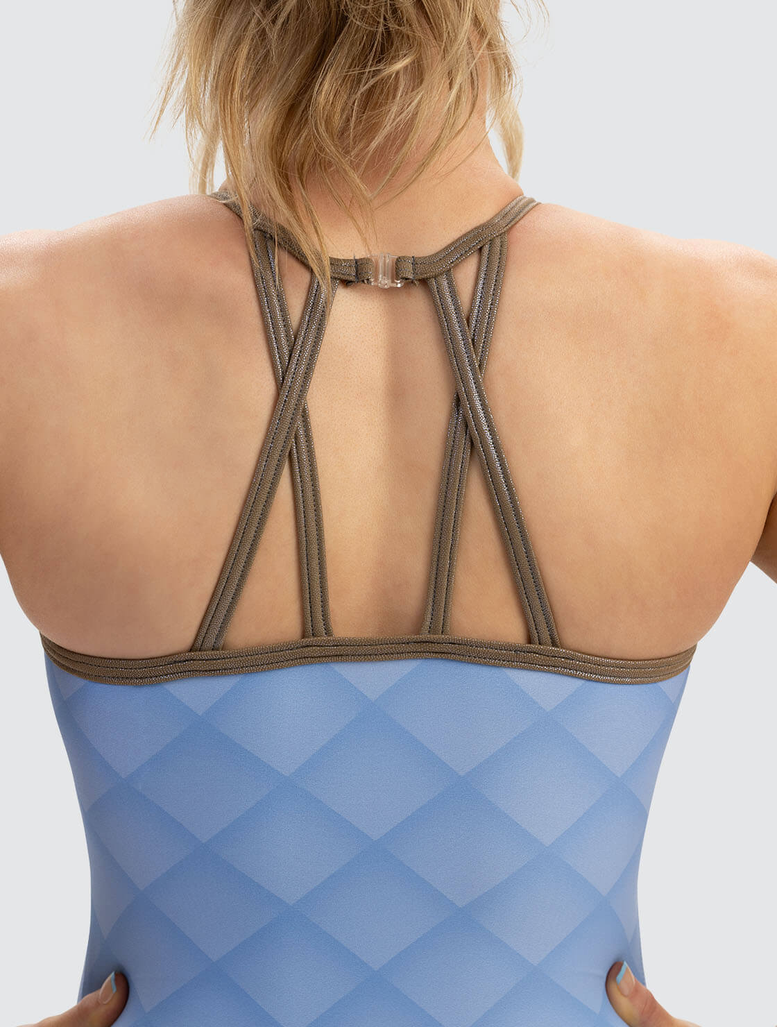 GK ELITE Jade Carey Refined Tank Leotard - E5397