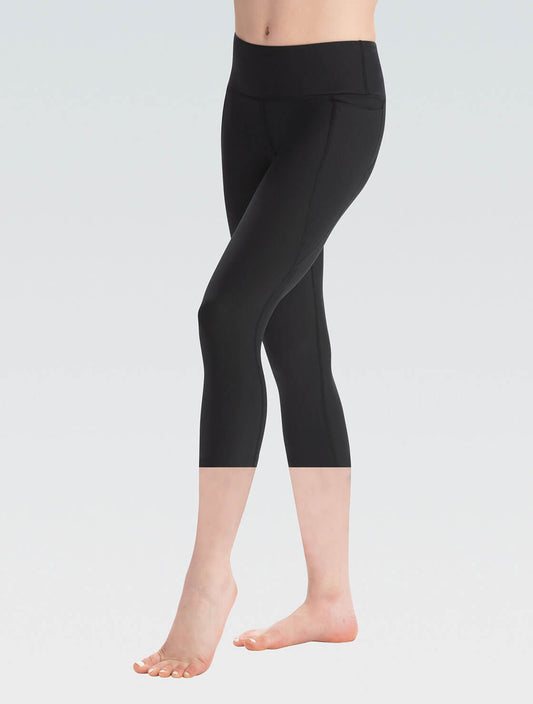 GK ELITE High-Waisted Bonded Capris - PCAP01